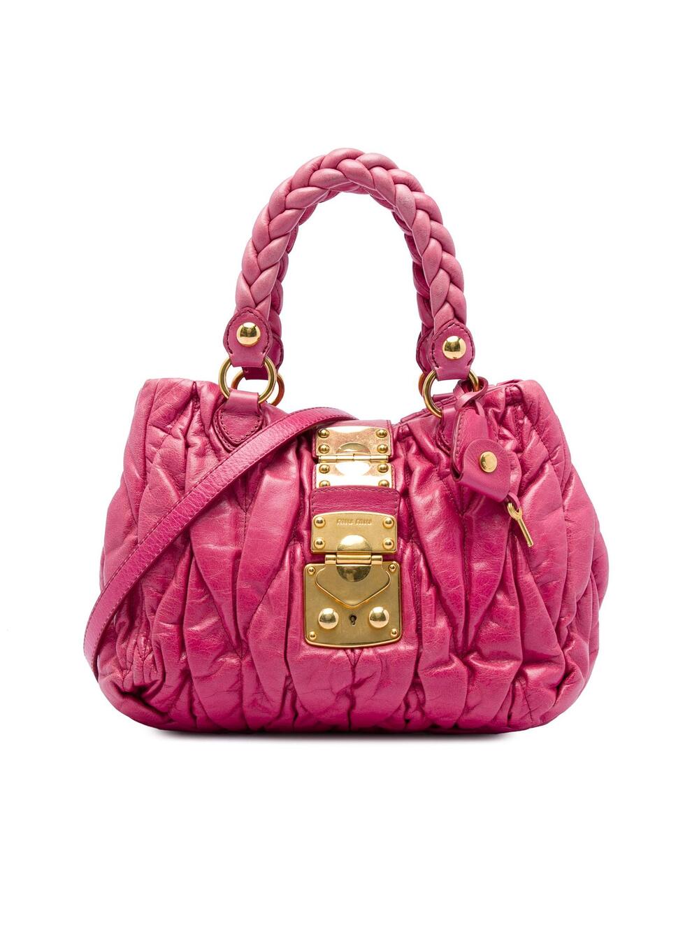 Miu Matelasse Lambskin Coffer #359409M50B